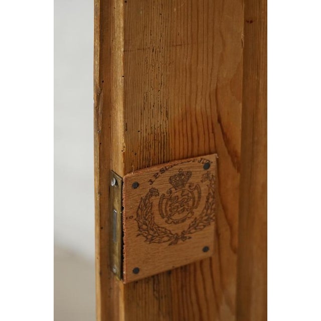Antique Danish Wabi-Sabi Pine Cabinet with Paneled Doors, Late 18th Century For Sale - Image 16 of 18
