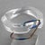 Transparent Lucite Plexiglass Bangle Bracelet with Anodized Aluminum Belt Buckle For Sale - Image 14 of 15