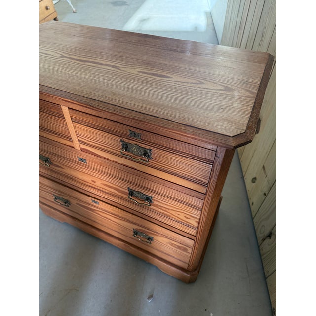 Antique Pine Two Over Two Drawers - Chest of Drawers From England For Sale - Image 6 of 18