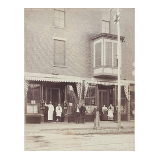 Late 19th Century Oyster House Restaurant Photograph For Sale