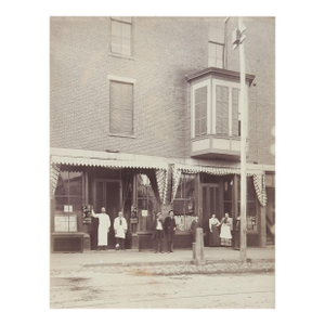 Late 19th Century Oyster House Restaurant Photograph