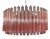 Italian Pink Murano Glass Rod Pendant Light with Chrome Structure from Justfurnituress SRL For Sale