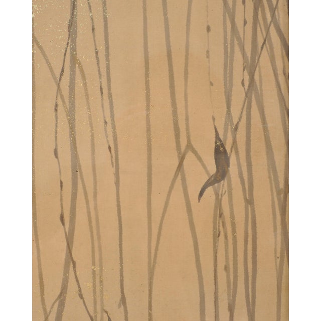 Japanese Taishō/Shōwa Painting Flock of Ducks in Winter Pond For Sale - Image 14 of 18