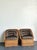 Vintage Woven Rattan Lounge Chairs - A Pair For Sale - Image 9 of 18