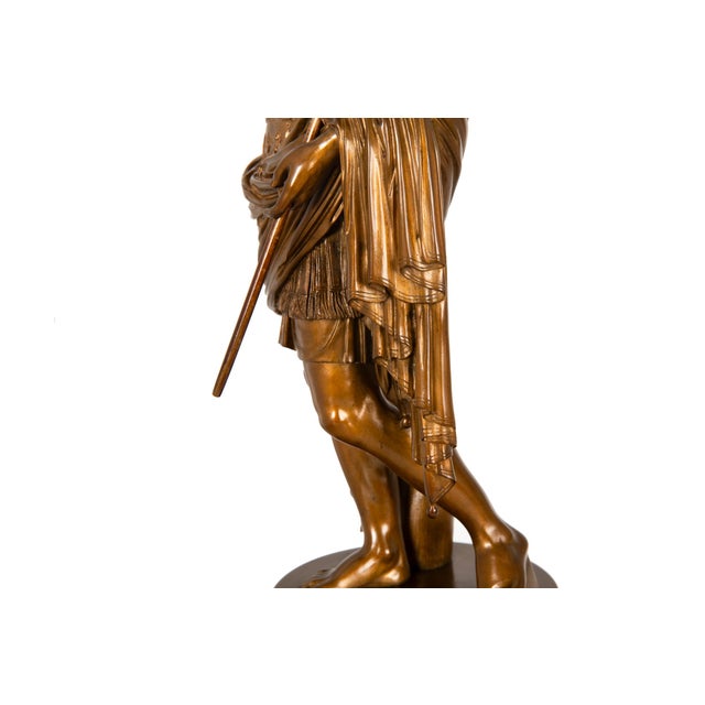Fine Italian Grand Tour Bronze Sculpture of Augustus Prima Porta by Boschetti For Sale - Image 16 of 18