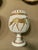 A stunning example of mid-century Italian studio ceramics, this Bitossi chalice-form vase features the iconic graffito...