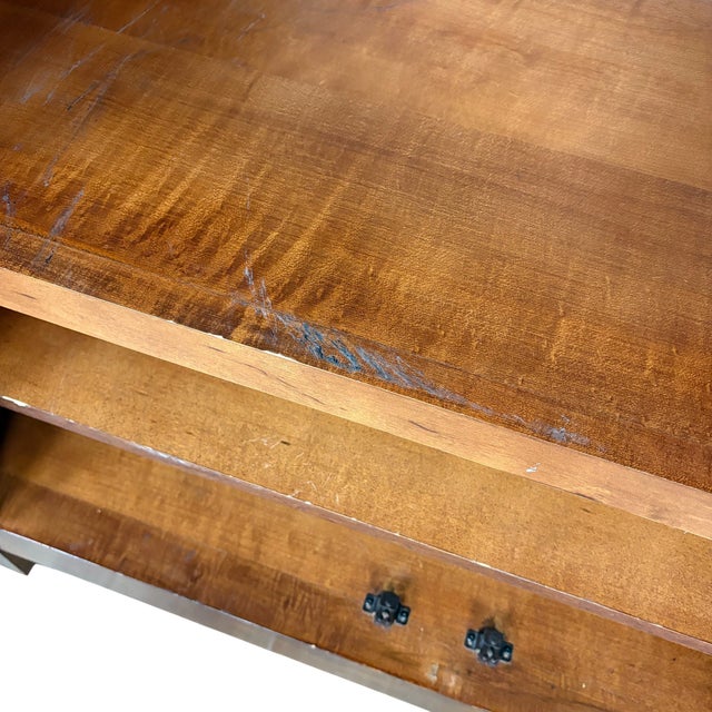 Vintage Crate & Barrel Mission Style Tv Cabinet For Sale - Image 11 of 14