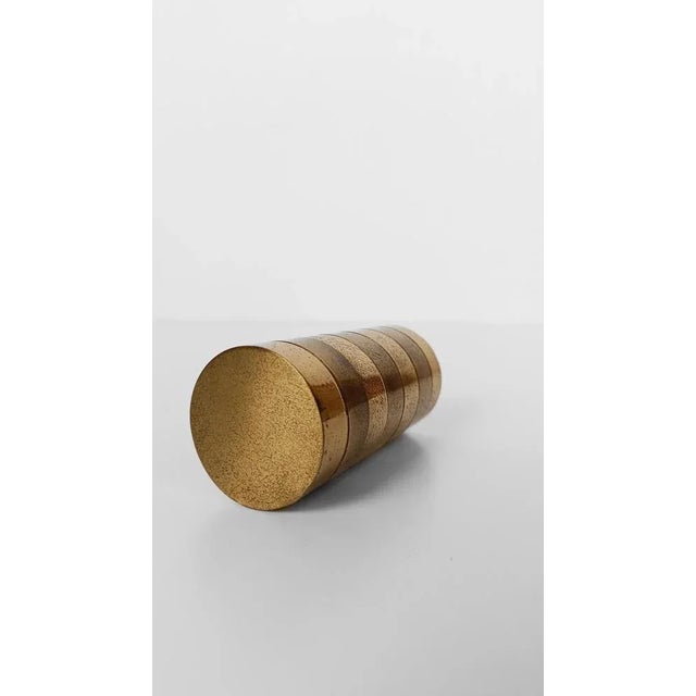 Metal Brass Tube Box by Gabriella Crespi, 1970s For Sale - Image 7 of 14