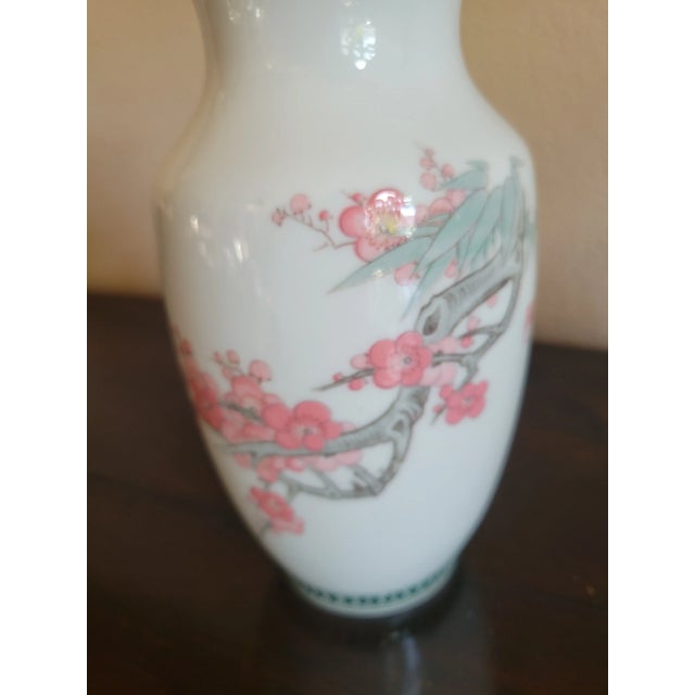 Asian Mid 20th Century Petite Asian Porcelain Vase For Sale - Image 3 of 8