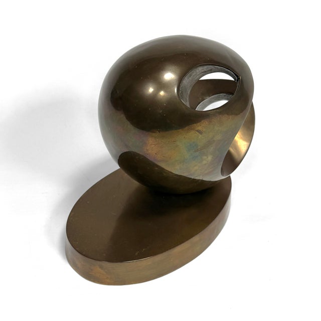 Metal Abstract Sculpture Attributed to Kirill Bergart For Sale - Image 7 of 12