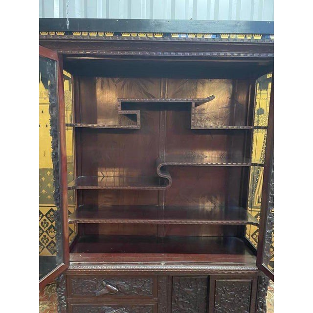 Artist: None Period: 20th century Style: Orientalism Condition: Excellent condition Material: Solid wood Length: 129Width:...