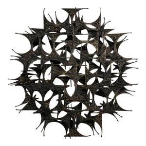 Brutalist Metal Wall Sculpture by Marc Weinstein