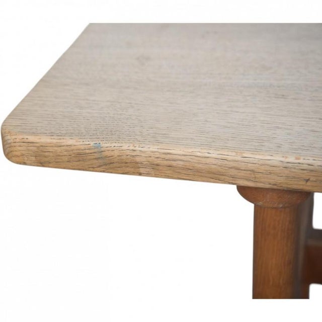Vintage Coffee Table in Oak by Børge Mogensen, 1960s For Sale - Image 11 of 18