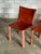 Burnt Orange Vintage Mario Bellini for Cassina Cab Chairs, Model 412- Set of Four For Sale - Image 8 of 12