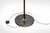 Vintage Floor Lamp in Metal and Brass with Black Marble Base, Italy, 1950s For Sale - Image 3 of 6