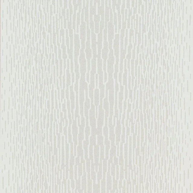 Harlequin Enigma Wallpaper in White And Sparkle - a Sample For Sale