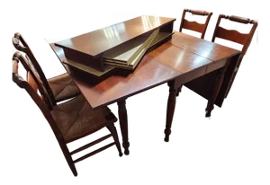 Late 20th Century Willett Wildwood Cherry Wood Dining Set