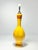 Ceramic Yellow & Orange Olive Oil Dispenser Cruet Bottle & Appetizer Plates - 3 pcs For Sale - Image 4 of 9