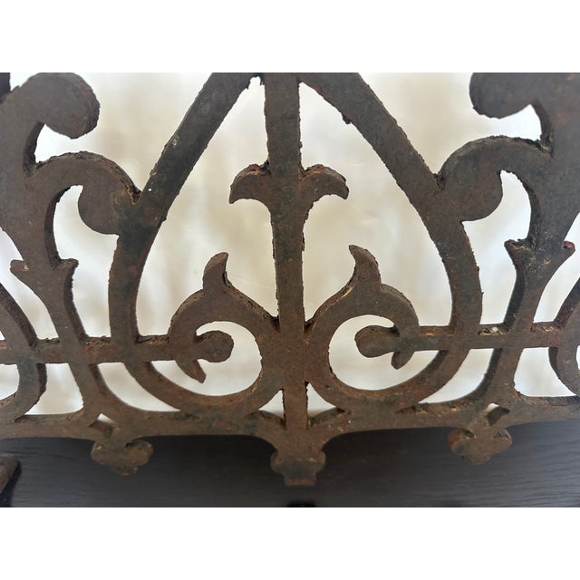 One of a Kind Found Object Iron Fragment Sculpture For Sale - Image 4 of 8