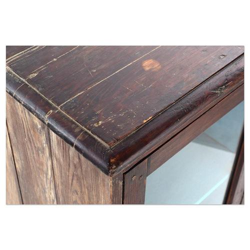Showcase Cabinet or Bedside Table in Patinated Wood For Sale - Image 6 of 7