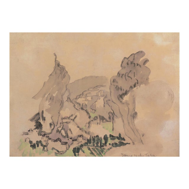 'Gorges of the Tarn, France' by Arthur B. Davies, New York Armory, Ashcan School, Art Students League, Chicago, New York Museum of Modern Art For Sale