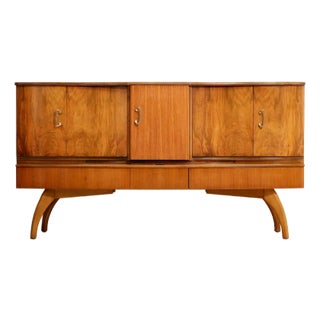 1960s Mid Century Liquor Cabinet Credenza by Beautility Furniture For Sale
