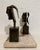 Carlos De La Mota, Carlos De La Mota Argentina Cubist Wrought Iron Sculpture Marble Base, Brutalist For Sale - Image 4 of 15