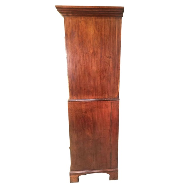 18th Century 18th Century George III Mahogany Chest of Drawers/Secretary Desk For Sale - Image 5 of 11