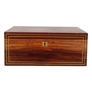 19th Century English Campaign Writing Box For Sale