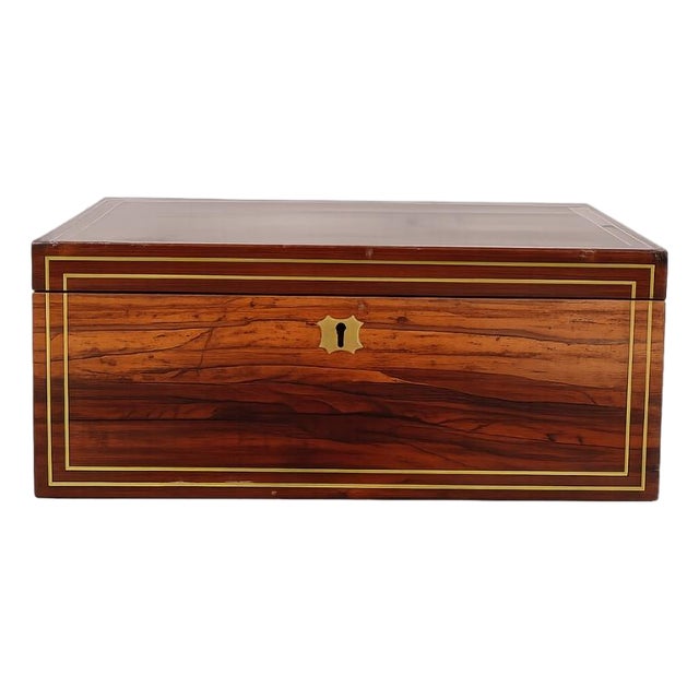 19th Century English Campaign Writing Box For Sale