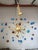Italian Murano Glass Sputnik Multicolors in Brushed Brass Chandelier For Sale - Image 11 of 13