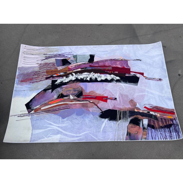 Hand-Made Wool Tapestry from Smadar Livne, 1990s For Sale - Image 11 of 11