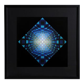 Victor Vasarely, Okta Stri, Offset Lithograph For Sale