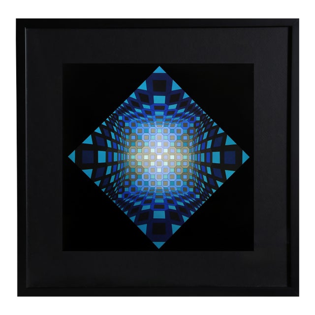 Victor Vasarely, Okta Stri, Offset Lithograph For Sale