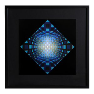 Victor Vasarely, Okta Stri, Offset Lithograph