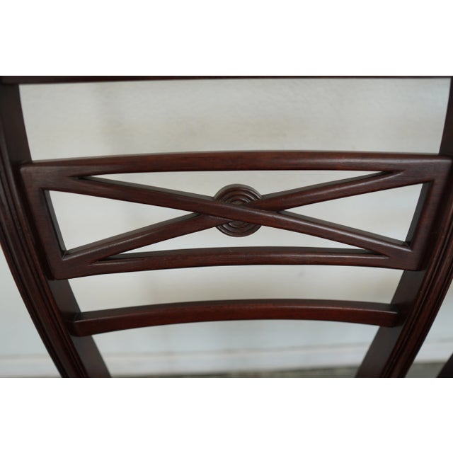 Vintage Federal Revival Dining Chairs (Set of 4) For Sale - Image 14 of 15
