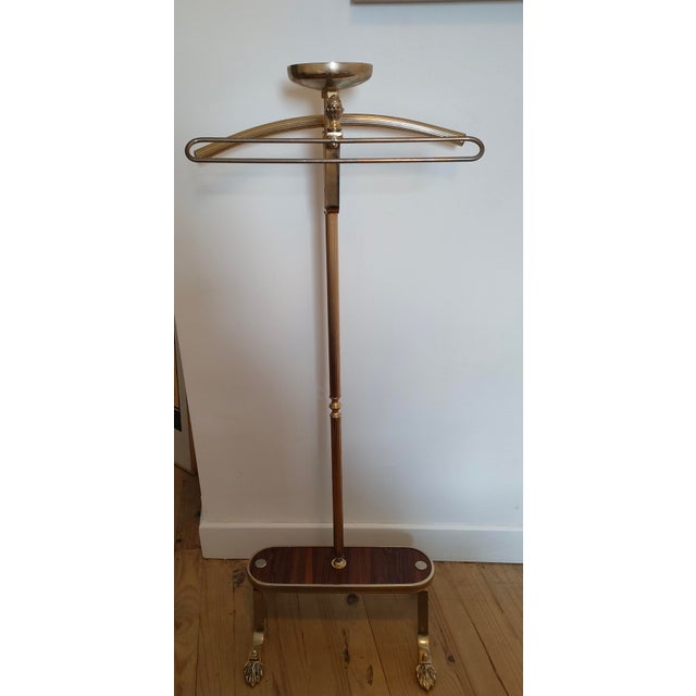 Classic Style Brass Valet Stands, 1960s, Set of 2 For Sale - Image 4 of 9