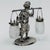 Mid-Century Modern Mid-Century Modern Bombay Co. Silver Plated Nubian Man Salt & Pepper Shaker, Condiment Basket 2001 For Sale - Image 3 of 18