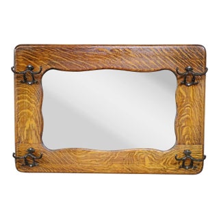 Quarter Sawn Victorian Mirror For Sale