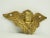 Gilded brass wall mounted angel. Good condition with appropriate wear from age. One available. The manufacturer and exact...