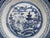 Chinese Antique Chinese Canton Blue Export Pagoda Mountain Porcelain 8 3/4" Plate For Sale - Image 3 of 5