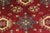 Vintage Shirwan Red/Gold Wool Rug - 3'9''x5'6'' For Sale In New York - Image 6 of 11