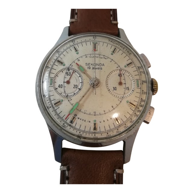 Vintage Sekonda Chronograph, Russia, 1970s For Sale