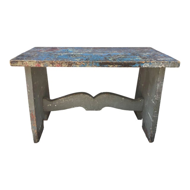 19th Century Dutch Art Studio Console or Table For Sale