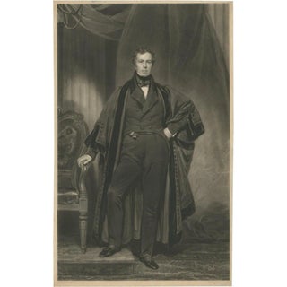 After Thomas Phillips, Portrait of William Wallace Currie, First Mayor of Liverpool, England, 1837, Print For Sale