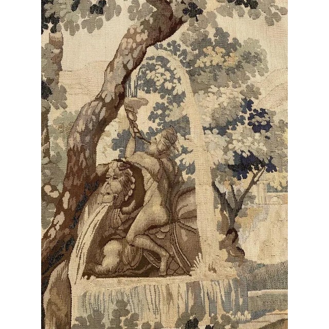 Antique French Aubusson Tapestry For Sale - Image 4 of 18