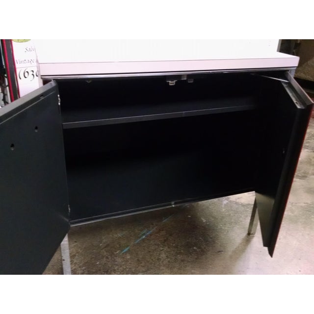 Vintage Red Metal Chairish