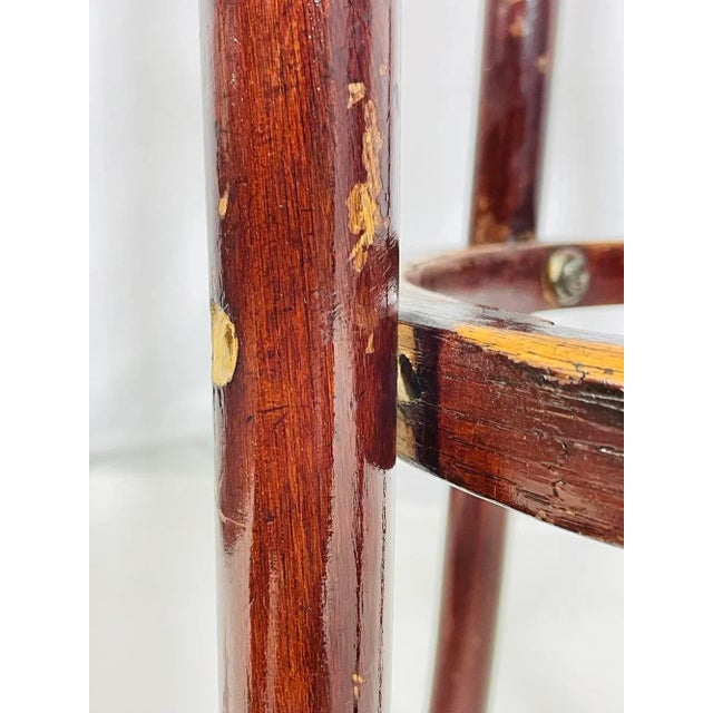Set of 4 Barstools by Michael Thonet for Thonet Furniture, Usa 1960's For Sale - Image 10 of 12