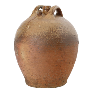 Antique French Glazed Terracotta Jug