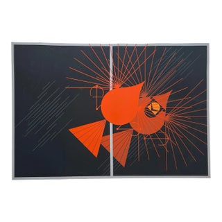 Seeing Red, Signed Numbered Charley Harper For Sale